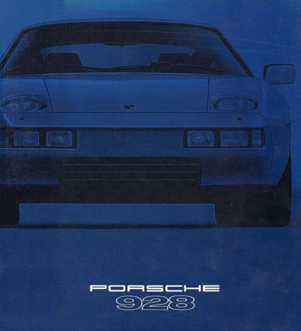 Рекламный буклет Porsche 928 D